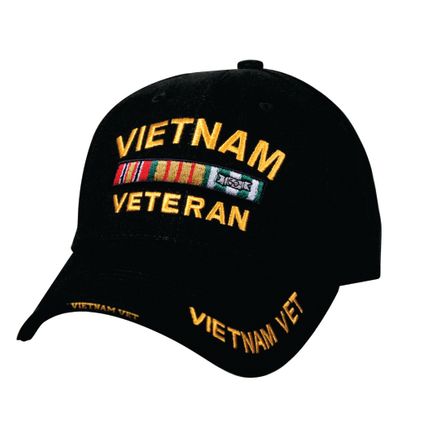 Deluxe Low Profile Vietnam Veteran Insignia Cap