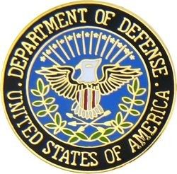 Department of Defense Logo Lapel Pin