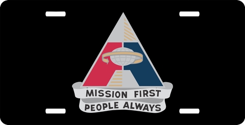 Depot System Command Unit Crest License Plate