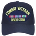 Desert Storm Combat Veteran with Ribbons Ball Cap