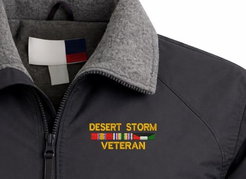 Desert Storm Veteran 3 Ribbons 3-Season Jacket