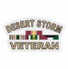 DESERT STORM VETERAN  VINYL TRANSFER DECAL