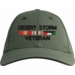 Desert Storm Veteran War Conflict 3-Ribbon Stack Made In USA Cap
