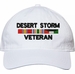 Desert Storm Veteran with 3 Service Ribbons Unstructured Dad Cap
