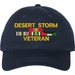 Desert Storm Veteran with 4 Service Ribbons Unstructured Dad Cap