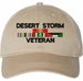 Desert Storm Veteran with 4 Service Ribbons Unstructured Dad Cap