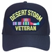 Desert Storm Veteran with Ribbons Ball Cap