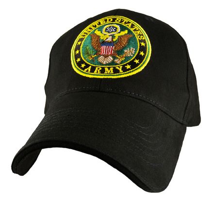 Direct Embroidered Army Logo Ball Cap