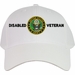 Disabled Army Veteran Embroidered Cap