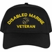 Disabled Marine Veteran Custom Embroidered Cap