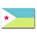 Djibouti Flag Vinyl Transfer Decal