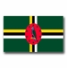 Dominica Flag Vinyl Transfer Decal