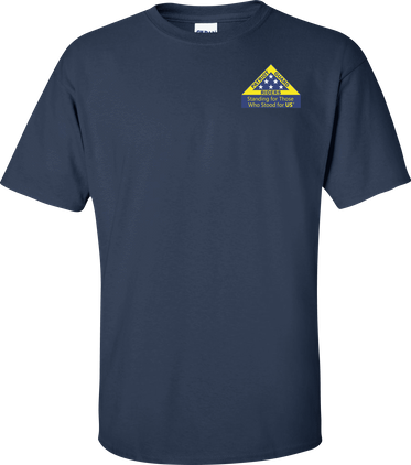 PGR "Standing for Those Who Stood for US" Printed T-Shirt