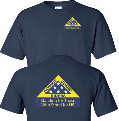 PGR "Standing for Those Who Stood for US" Front and Back Printed T-Shirt