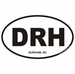 Durham North Carolina Oval Decal