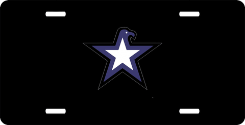 Eagle Star Patriotic License Plate