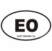 East Orange New Jersey Oval Decal