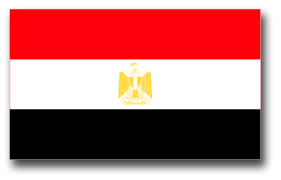 Egypt Flag Vinyl Transfer Decal