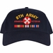 Eighth Army Afghanistan Veteran Embroidered Cap with Ribbons