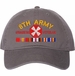 Eighth Army Afghanistan Veteran with Ribbons Unstructured Dad Cap