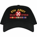 Eighth Army Iraq Veteran Embroidered Cap with Ribbons