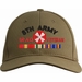 Eighth Army Iraq Veteran Embroidered Cap with Ribbons