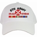 Eighth Army Iraq Veteran Embroidered Cap with Ribbons
