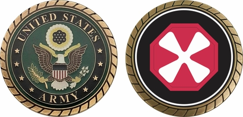 Eighth U.S. Army Patch Challenge Coin