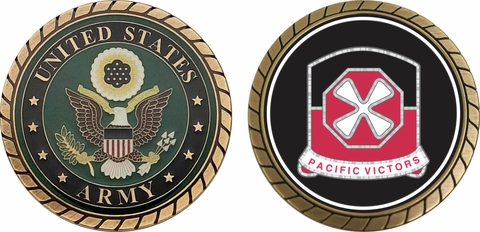 Eighth U.S. Army Unit Crest Challenge Coin