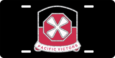 Eighth U.S. Army Unit Crest  License Plate