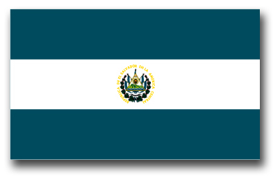 El Salvador Flag Vinyl Transfer Decal