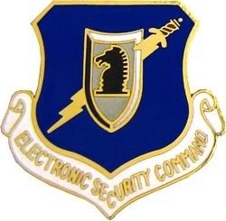 Electronic Security Command Shield Lapel Pin
