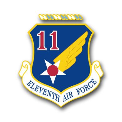 Eleventh Air Force Vinyl Transfer Decal