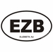 Elizibeth New Jersey Oval Decal