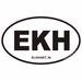 Elkhart Indiana Oval Decal