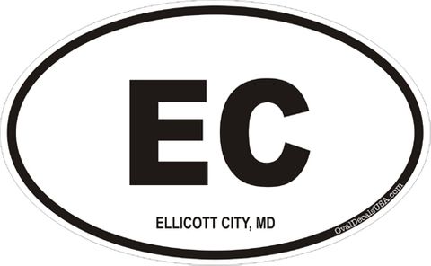 Ellicott, Maryland Decal Sticker