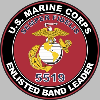 U.S.M.C. MOS 5519 Enlisted Band Leader Decal
