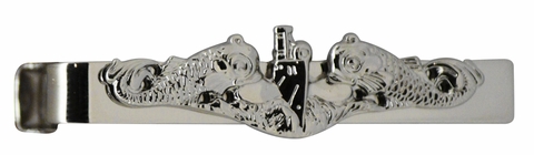 Enlisted Silver Dolphins Tie Clip