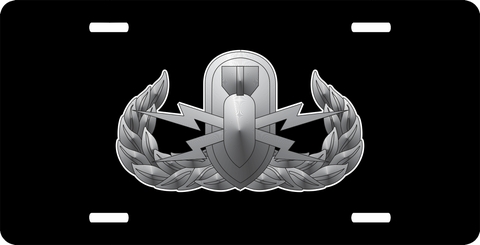 EOD Military License Plate