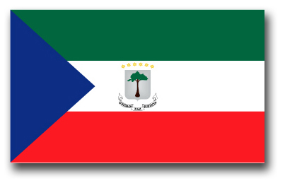 Equatorial Guinea Flag Vinyl Transfer Decal