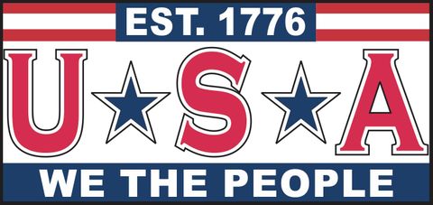 Est 1776 "We The People" Bumper Sticker