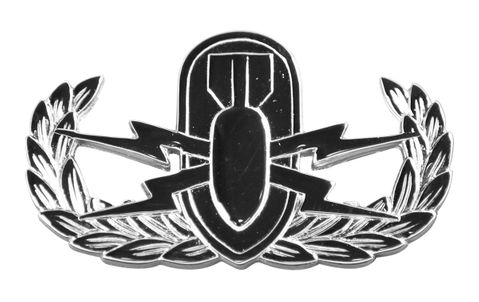 Explosive Ordnance Disposal Badge - Mirrored Finish