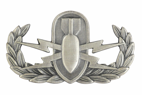 Explosive Ordnance Disposal Badge - Oxidized Finish