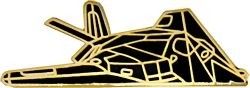 F-117 Lapel Pin (1 -1/8")