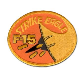 F-15 Strike Eagle 3.75" Military Patch