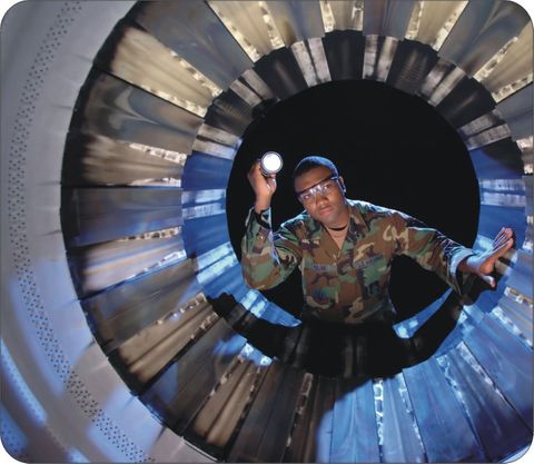 F-15 Turkey Feather Check Mouse Pad