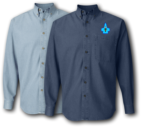 F 18 Hornet Denim Shirt