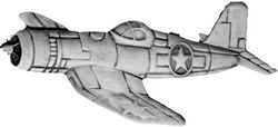 F-4U Corsair Military Lapel Pin (1-1/4")
