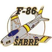 F 86 Lapel Pin (1-1/4")