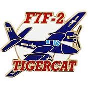 F7F-2 Tiger Cat Lapel Pin